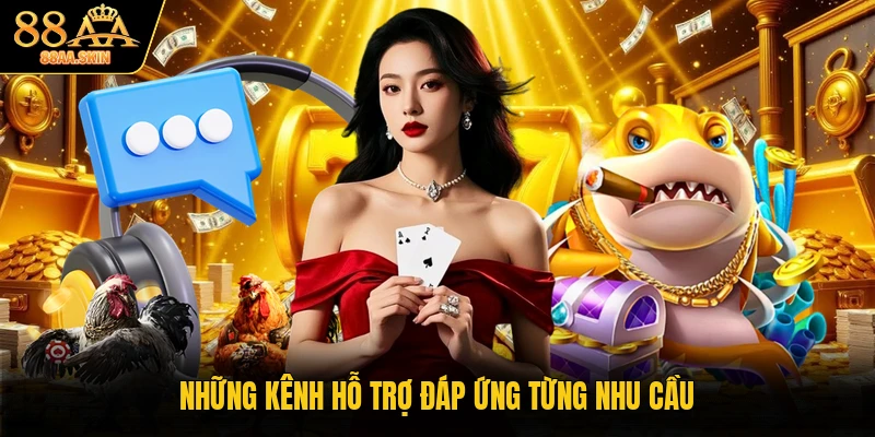 Những kênh hỗ trợ đáp ứng từng nhu cầu