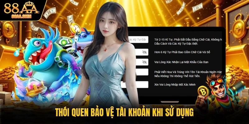 Thói quen bảo vệ tài khoản khi sử dụng